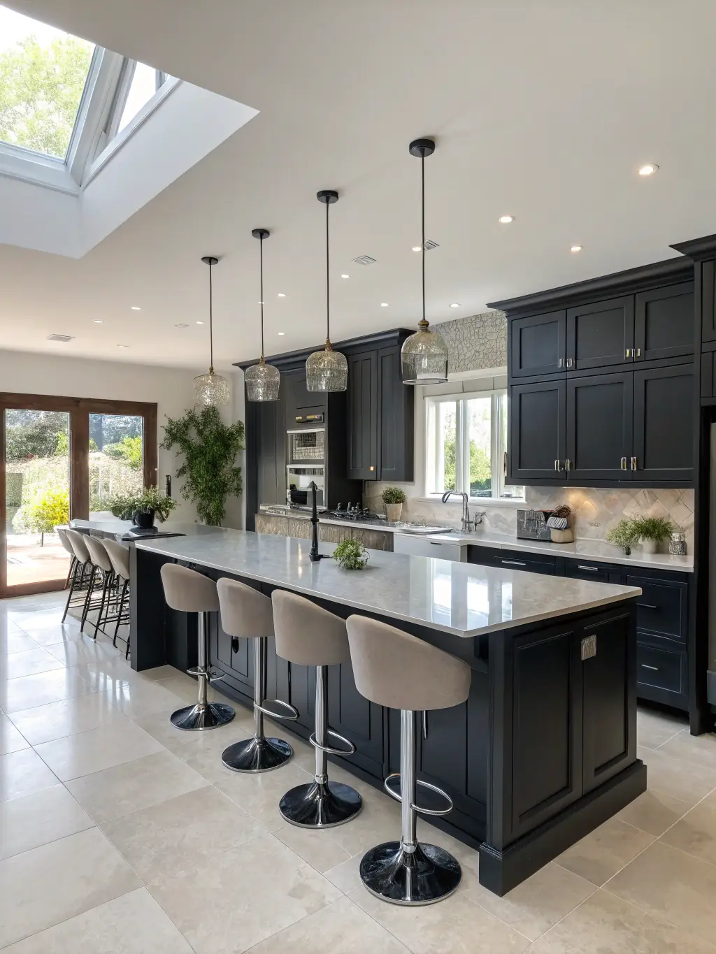 An image of a home renovation project, showcasing a modern kitchen with updated appliances and stylish finishes, reflecting Artcons' renovation expertise.
