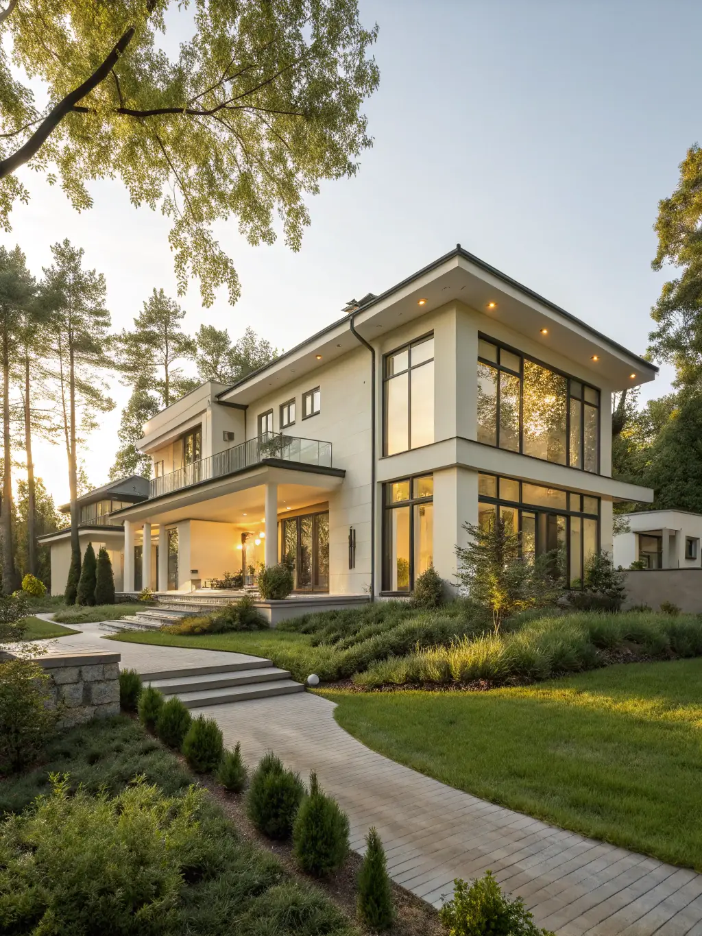 A beautifully constructed residential home showcasing modern architecture and design, emphasizing the quality and craftsmanship of Artcons.